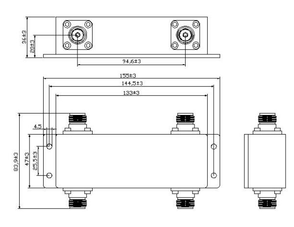 Microlab | CA-EP-2X2-738FN 2:2 Hybrid Matrix for Enterprise DAS