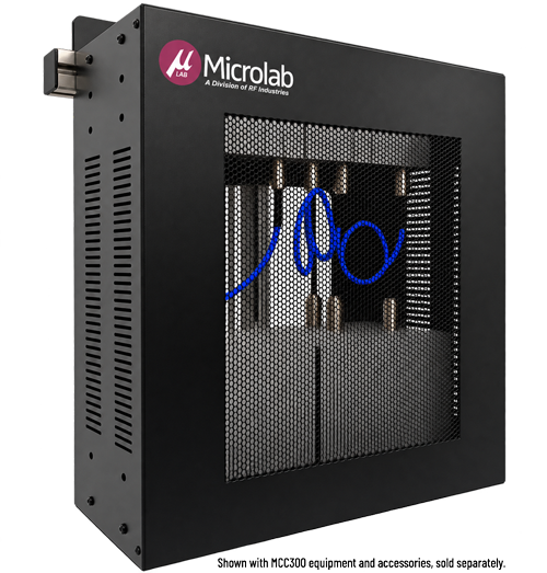 Microlab MCC300-VER-WM04 4RU vented vertical wall-mount rack